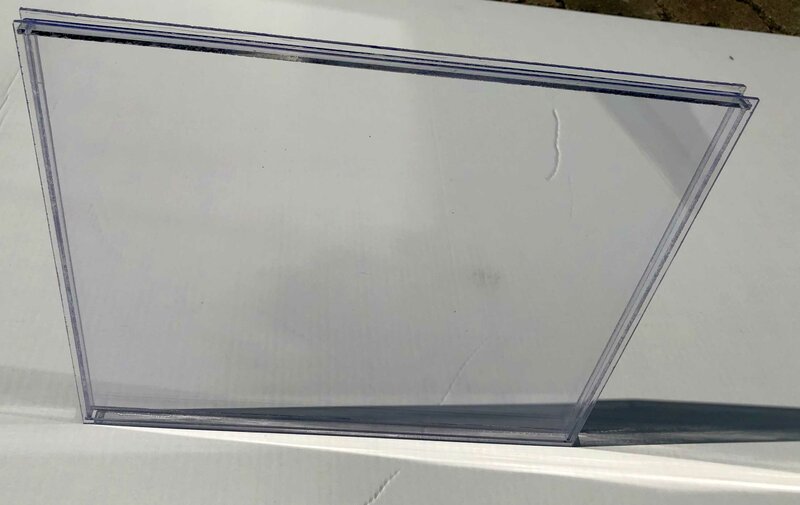 Doppelscheibe UV-beständiges Acrylglas (PMMA) 4,0 mm transparent Systemverglasung ISO Torverglasung