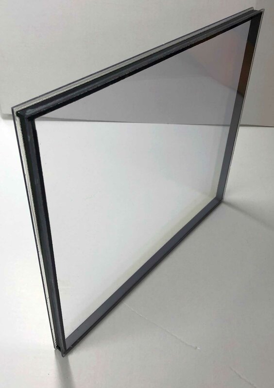 Doppelscheibe UV-beständiges Acrylglas (PMMA) opal 40% 3,0 mm schwarz Systemverglasung ISO Torverglasung