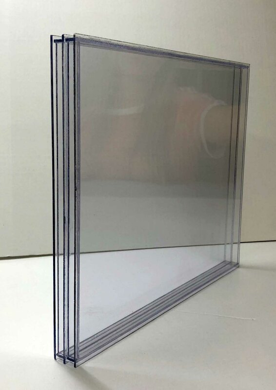 Dreifachscheibe UV-beständiges Styrolacrylnitril (SAN) 3,0 mm transparent Systemverglasung ISO Torverglasung