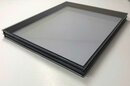 Dreifachscheibe UV-beständiges Acrylglas (PMMA) 3,0 mm schwarz Systemverglasung ISO Torverglasung